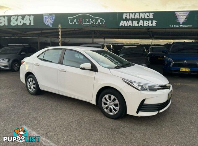 2017 TOYOTA COROLLA ASCENT ZRE172R MY17 SEDAN