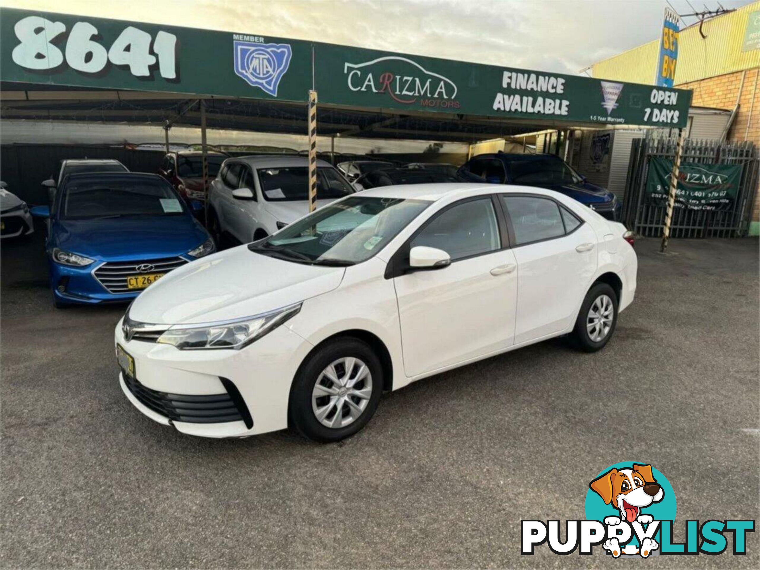 2017 TOYOTA COROLLA ASCENT ZRE172R MY17 SEDAN