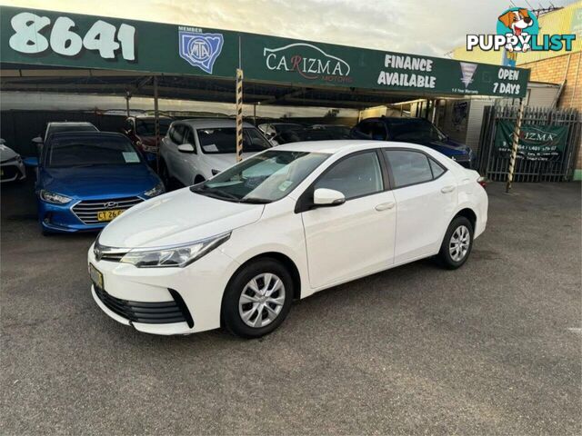 2017 TOYOTA COROLLA ASCENT ZRE172R MY17 SEDAN