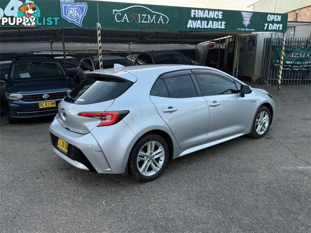 2019 TOYOTA COROLLA ASCENT SPORT (HYBRID) ZWE211R HATCHBACK