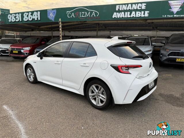 2019 TOYOTA COROLLA ASCENT SPORT (HYBRID) ZWE211R HATCHBACK