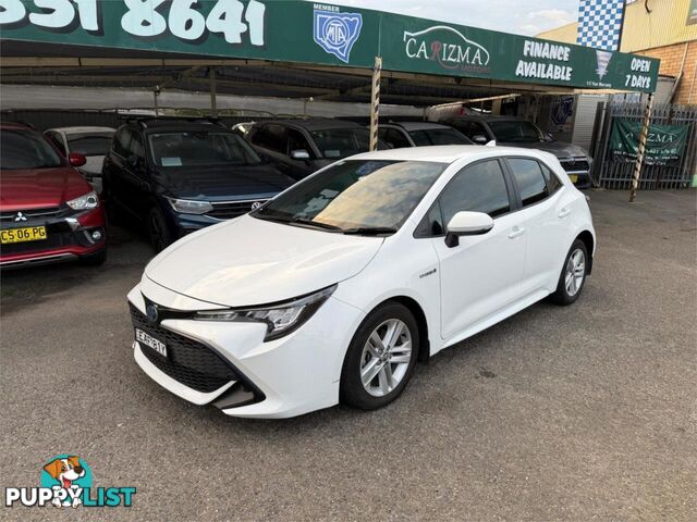 2019 TOYOTA COROLLA ASCENT SPORT (HYBRID) ZWE211R HATCHBACK