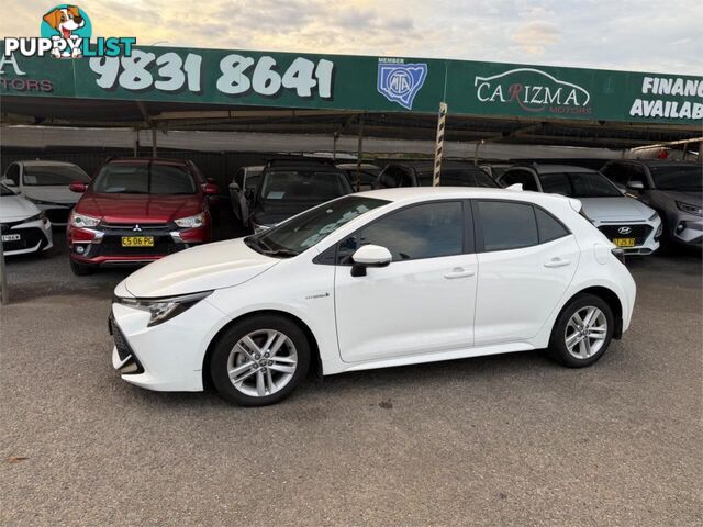 2019 TOYOTA COROLLA ASCENT SPORT (HYBRID) ZWE211R HATCHBACK
