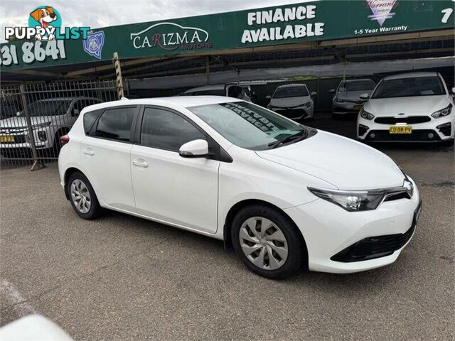 2017 TOYOTA COROLLA ASCENT ZRE182R MY17 HATCHBACK