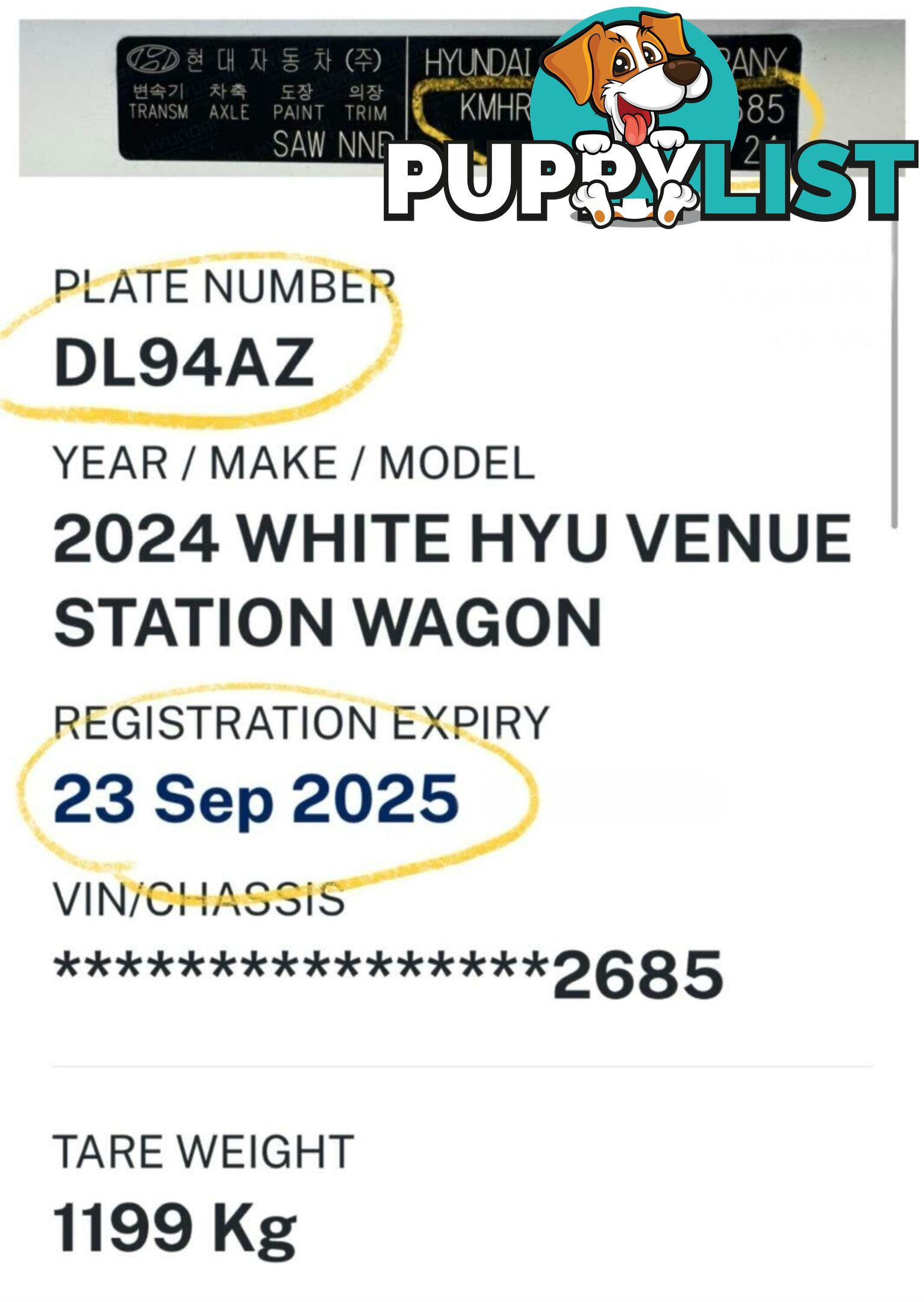 2024 HYUNDAI VENUE  QX.V5 MY24 SUV