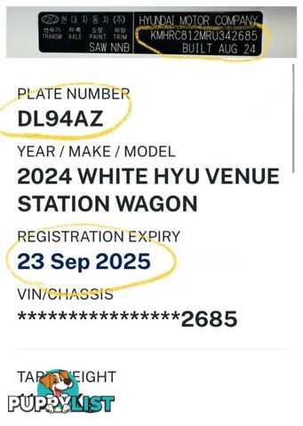 2024 HYUNDAI VENUE  QX.V5 MY24 SUV