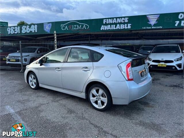 2014 TOYOTA PRIUS I-TECH HYBRID ZVW30R MY12 HATCHBACK