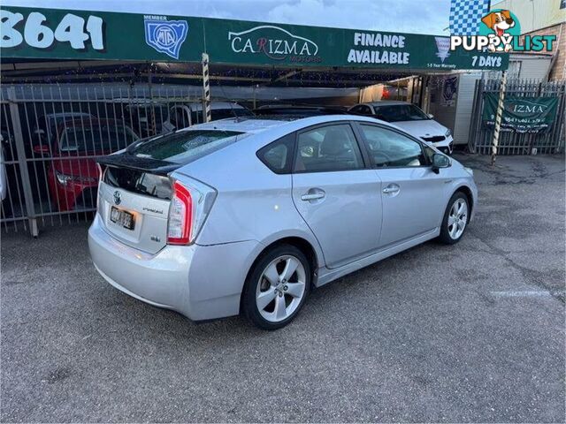 2014 TOYOTA PRIUS I-TECH HYBRID ZVW30R MY12 HATCHBACK