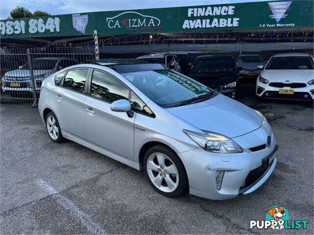 2014 TOYOTA PRIUS I-TECH HYBRID ZVW30R MY12 HATCHBACK