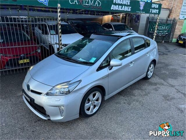 2014 TOYOTA PRIUS I-TECH HYBRID ZVW30R MY12 HATCHBACK