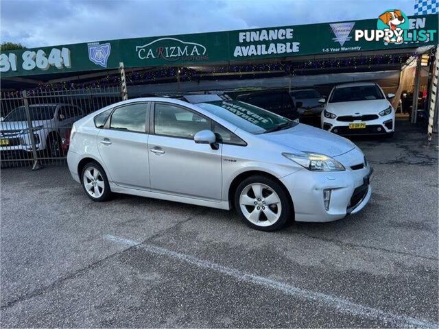 2014 TOYOTA PRIUS I-TECH HYBRID ZVW30R MY12 HATCHBACK