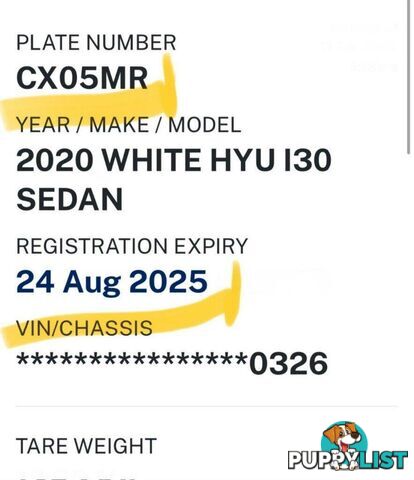 2020 HYUNDAI I30 GO PD.3 MY20 HATCHBACK