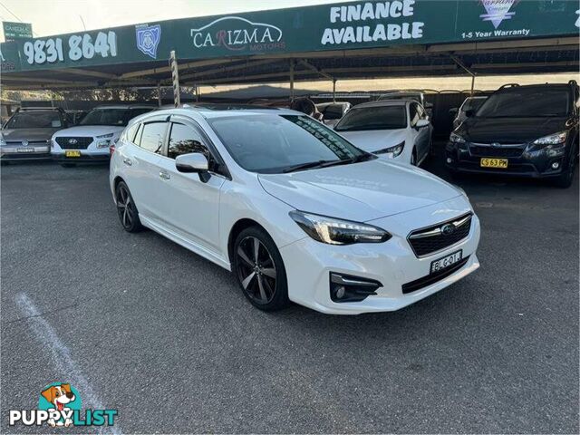 2018 SUBARU IMPREZA 2.0I-S (AWD) MY18 HATCH, 5 DOORS, 5 SEATS