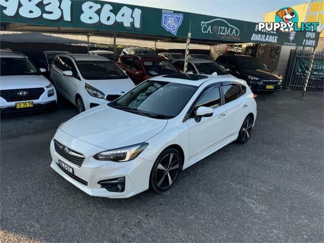 2018 SUBARU IMPREZA 2.0I-S (AWD) MY18 HATCH, 5 DOORS, 5 SEATS