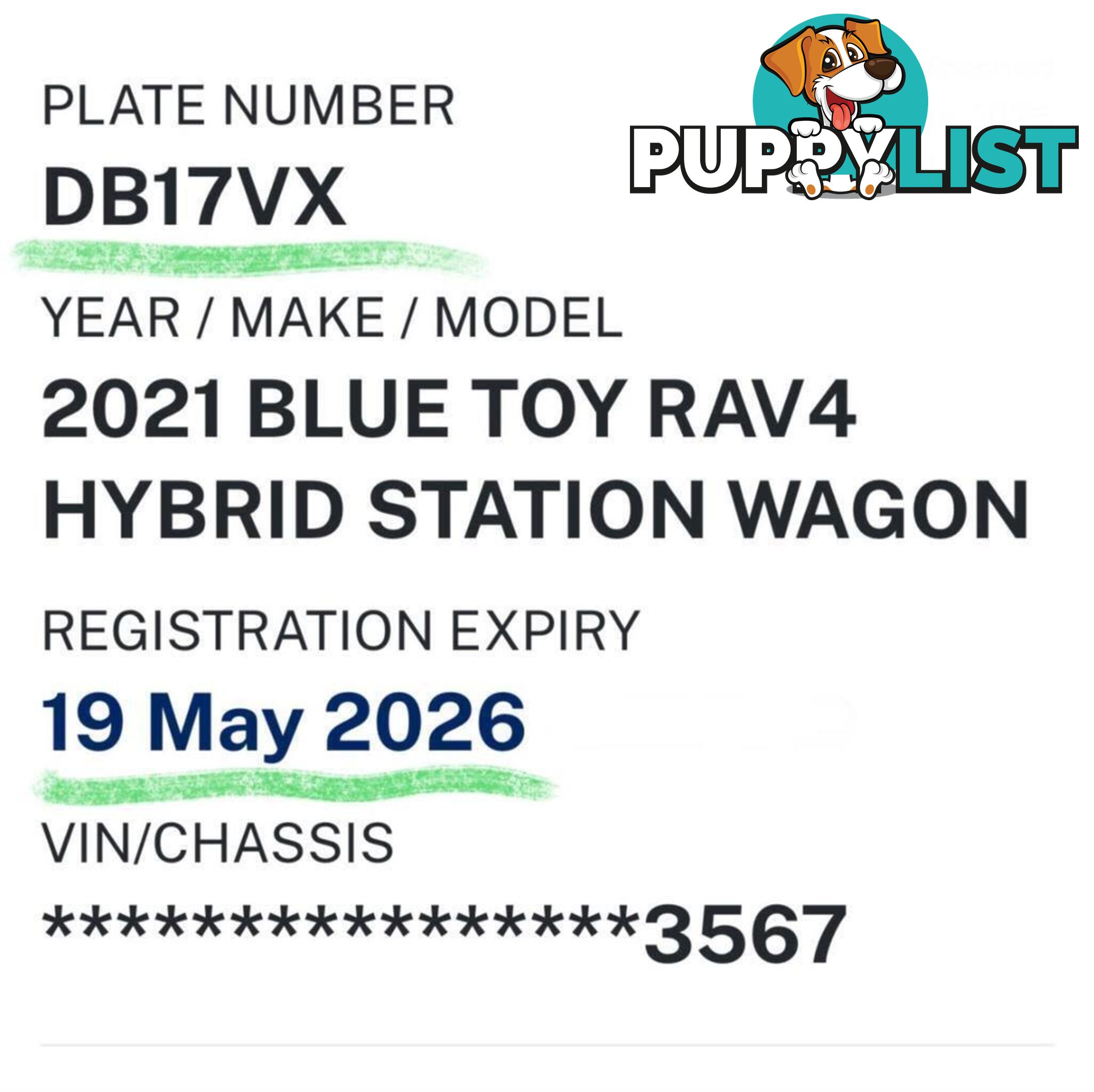 2021 TOYOTA RAV4 CRUISER (AWD) HYBRID AXAH54R SUV
