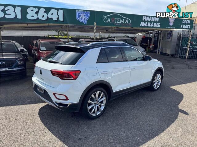 2022 VOLKSWAGEN T-ROC 110TSI STYLE (RESTRICTED FEAT) D1 MY23 SUV