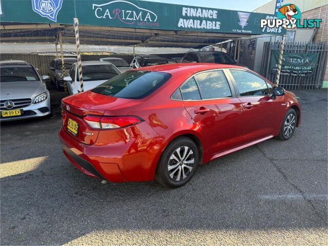 2021 TOYOTA COROLLA ASCENT SPORT (HYBRID) ZWE211R SEDAN