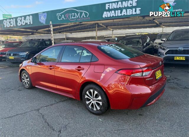 2021 TOYOTA COROLLA ASCENT SPORT (HYBRID) ZWE211R SEDAN