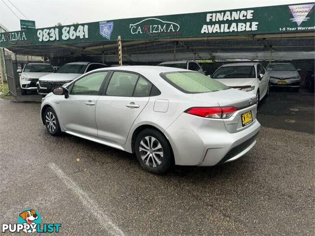 2019 TOYOTA COROLLA ASCENT SPORT (HYBRID) ZWE211R SEDAN, 4 DOORS, 5 SEATS