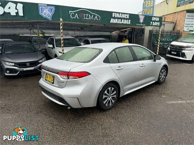 2019 TOYOTA COROLLA ASCENT SPORT (HYBRID) ZWE211R SEDAN, 4 DOORS, 5 SEATS