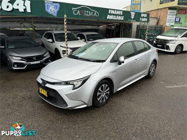 2019 TOYOTA COROLLA ASCENT SPORT (HYBRID) ZWE211R SEDAN, 4 DOORS, 5 SEATS