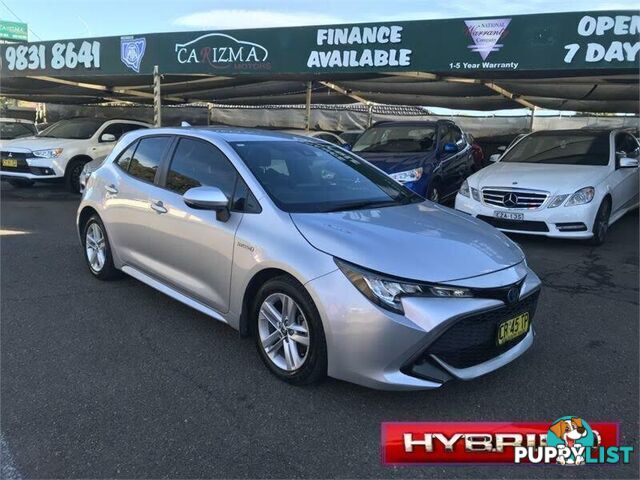 2018 TOYOTA COROLLA ASCENT SPORT (HYBRID) ZWE211R HATCH, 5 DOORS, 5 SEATS