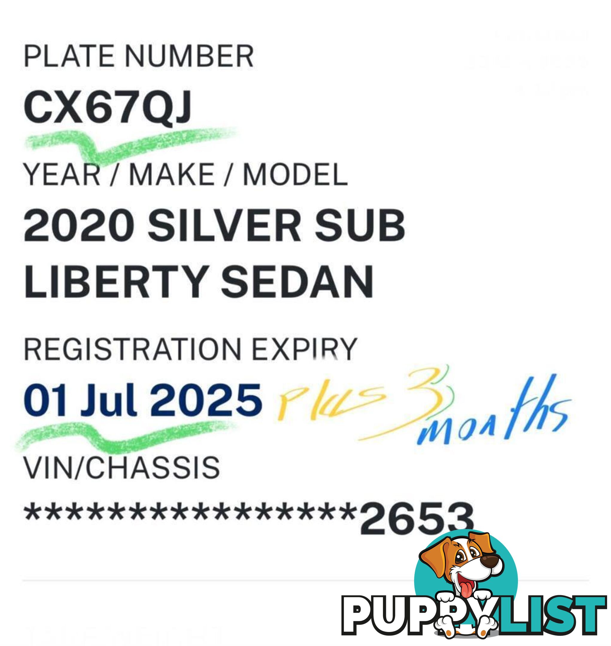 2020 SUBARU LIBERTY 2.5I PREMIUM AWD MY20 SEDAN