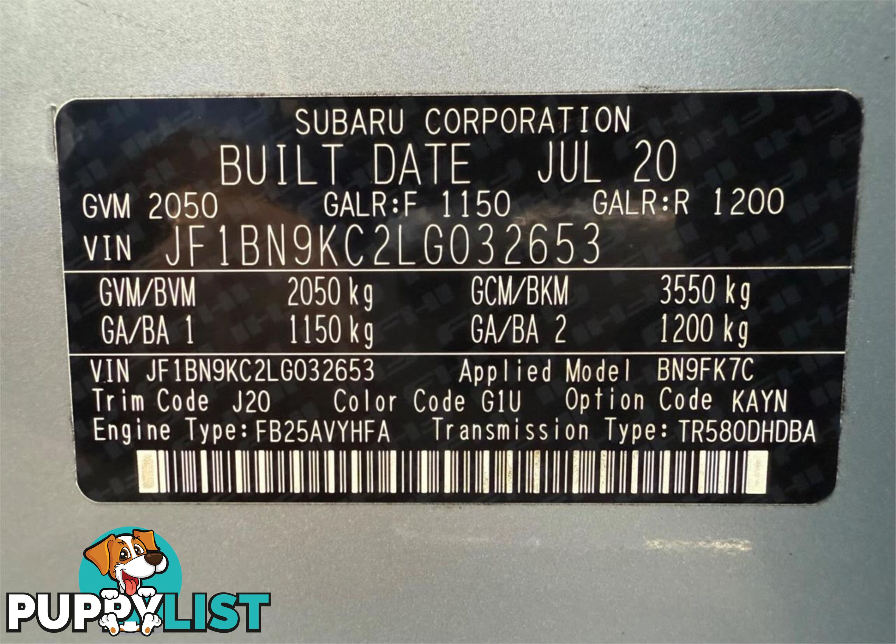 2020 SUBARU LIBERTY 2.5I PREMIUM AWD MY20 SEDAN
