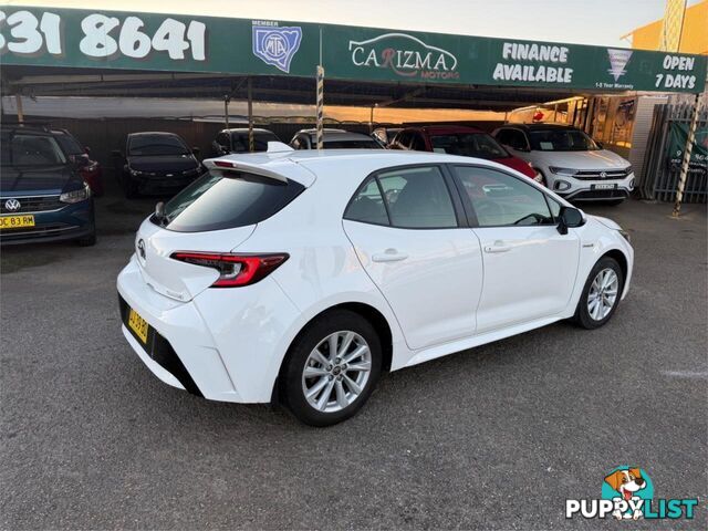 2023 TOYOTA COROLLA ASCENT SPORT HYBRID ZWE219R HATCHBACK