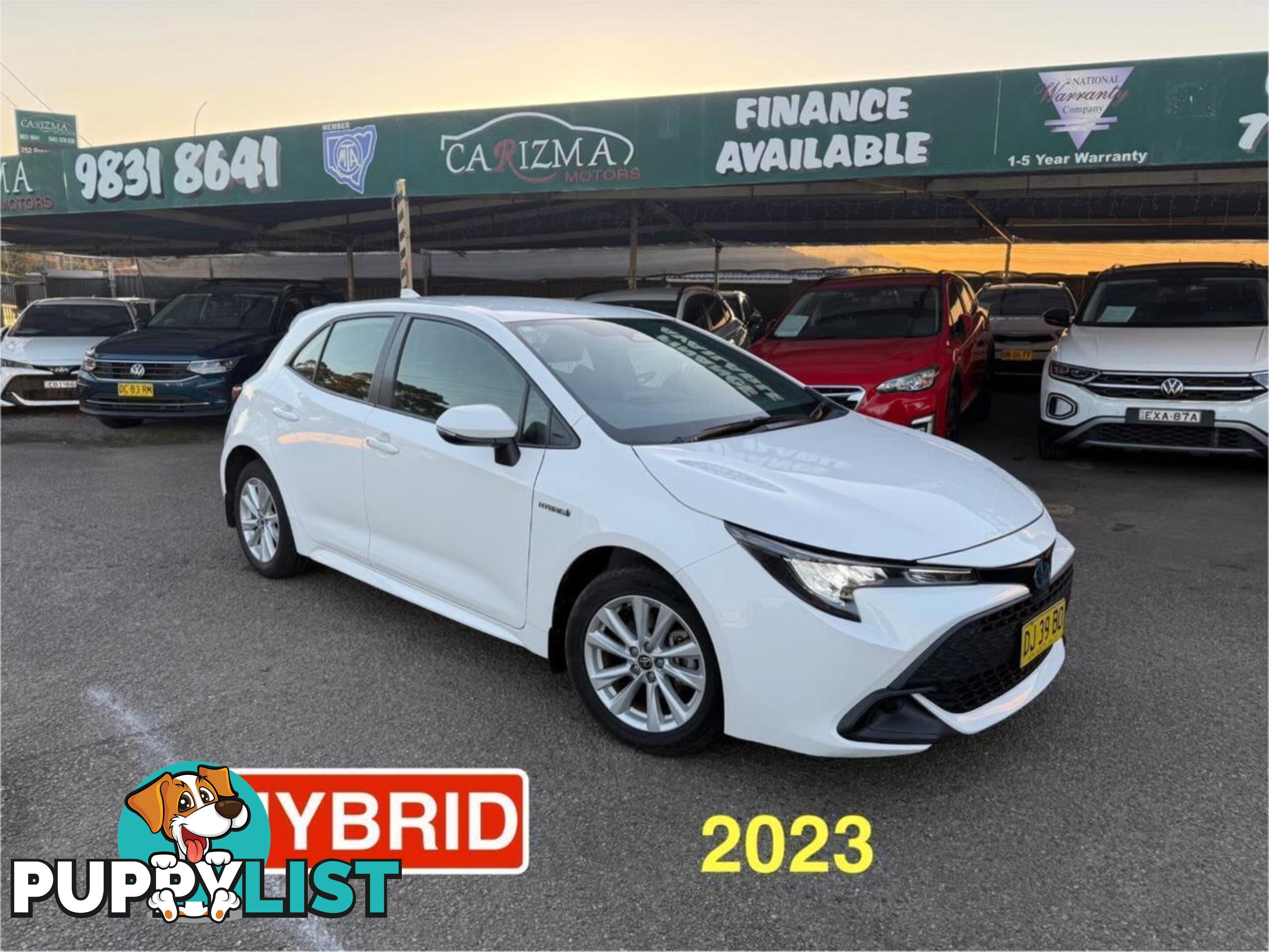 2023 TOYOTA COROLLA ASCENT SPORT HYBRID ZWE219R HATCHBACK