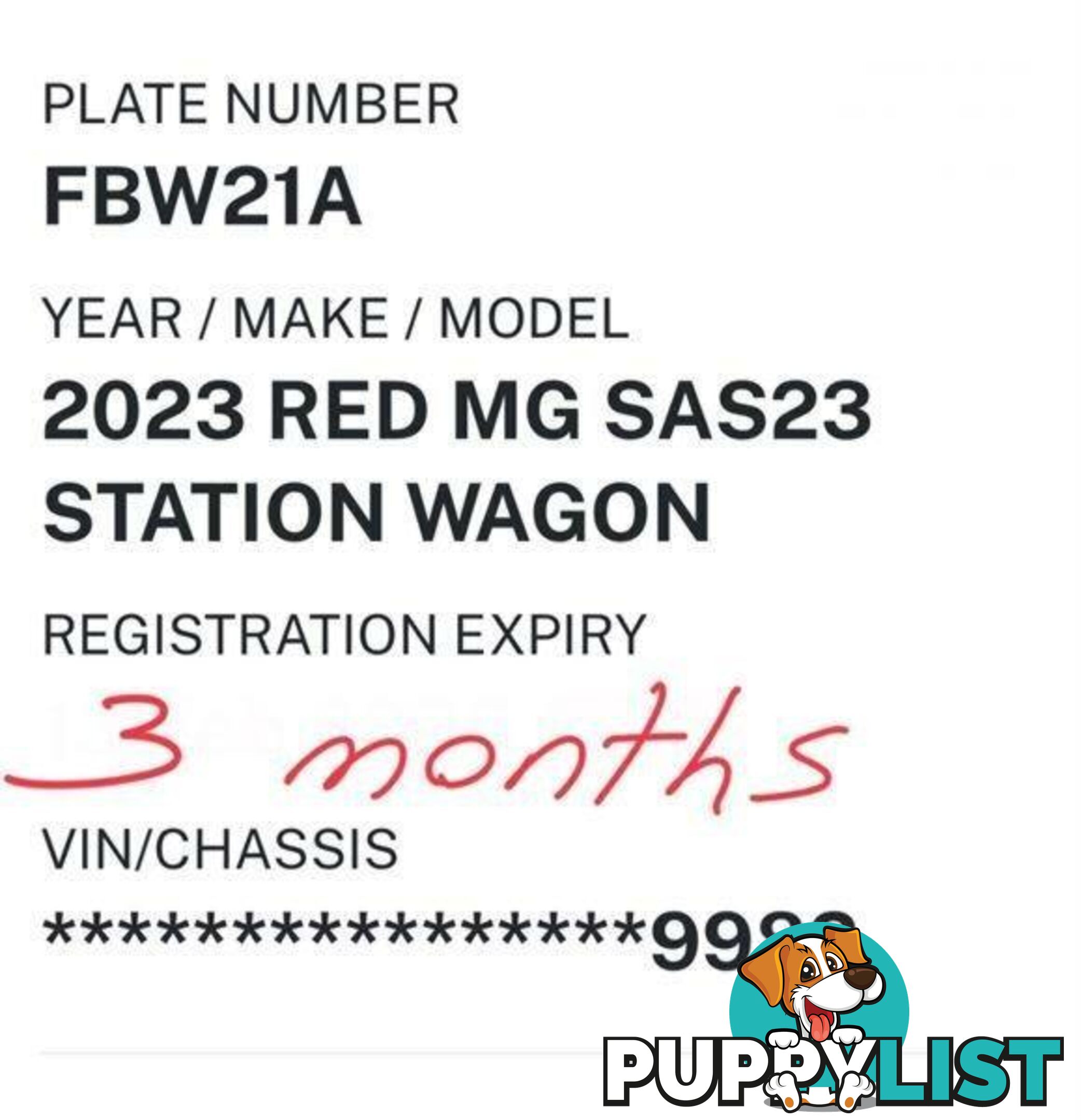 2022 MG HS VIBE SAS23 MY22 SUV