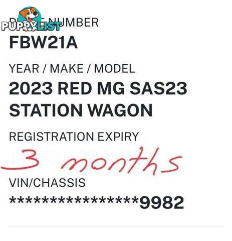 2022 MG HS VIBE SAS23 MY22 SUV