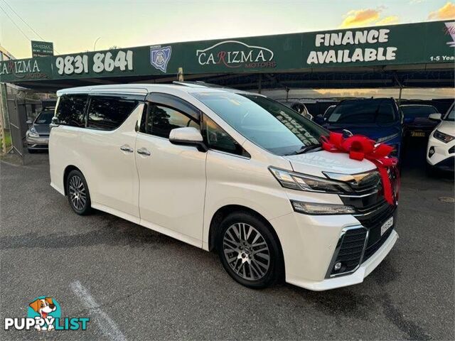 2016 TOYOTA VELLFIRE 2023  WAGON