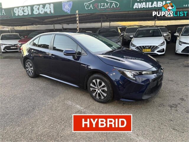 2020 TOYOTA COROLLA ASCENT SPORT (HYBRID) ZWE211R SEDAN