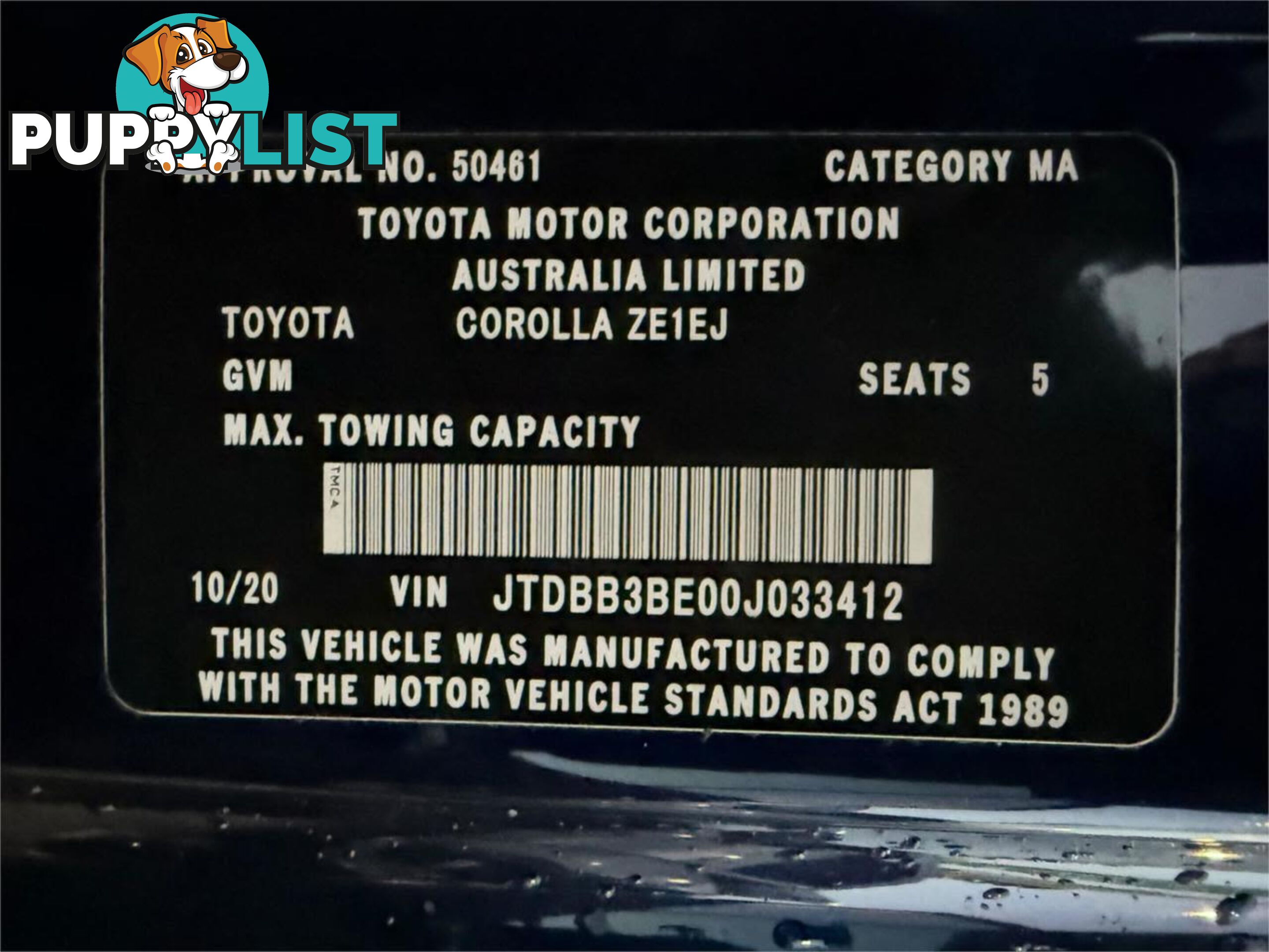 2020 TOYOTA COROLLA ASCENT SPORT (HYBRID) ZWE211R SEDAN