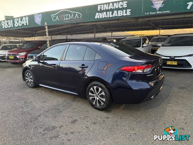 2020 TOYOTA COROLLA ASCENT SPORT (HYBRID) ZWE211R SEDAN