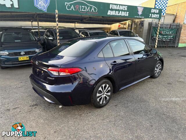 2020 TOYOTA COROLLA ASCENT SPORT (HYBRID) ZWE211R SEDAN
