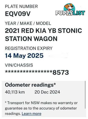 2021 KIA STONIC S YB MY22 SUV