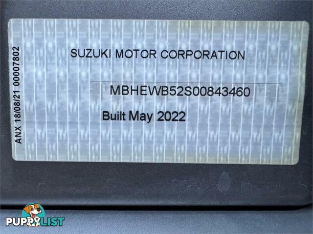 2022 SUZUKI BALENO GL EW SERIES II MY22 HATCHBACK