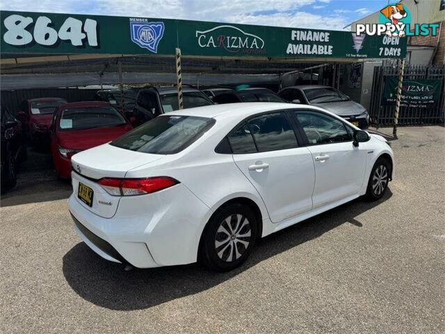 2020 TOYOTA COROLLA ASCENT SPORT (HYBRID) ZWE211R SEDAN