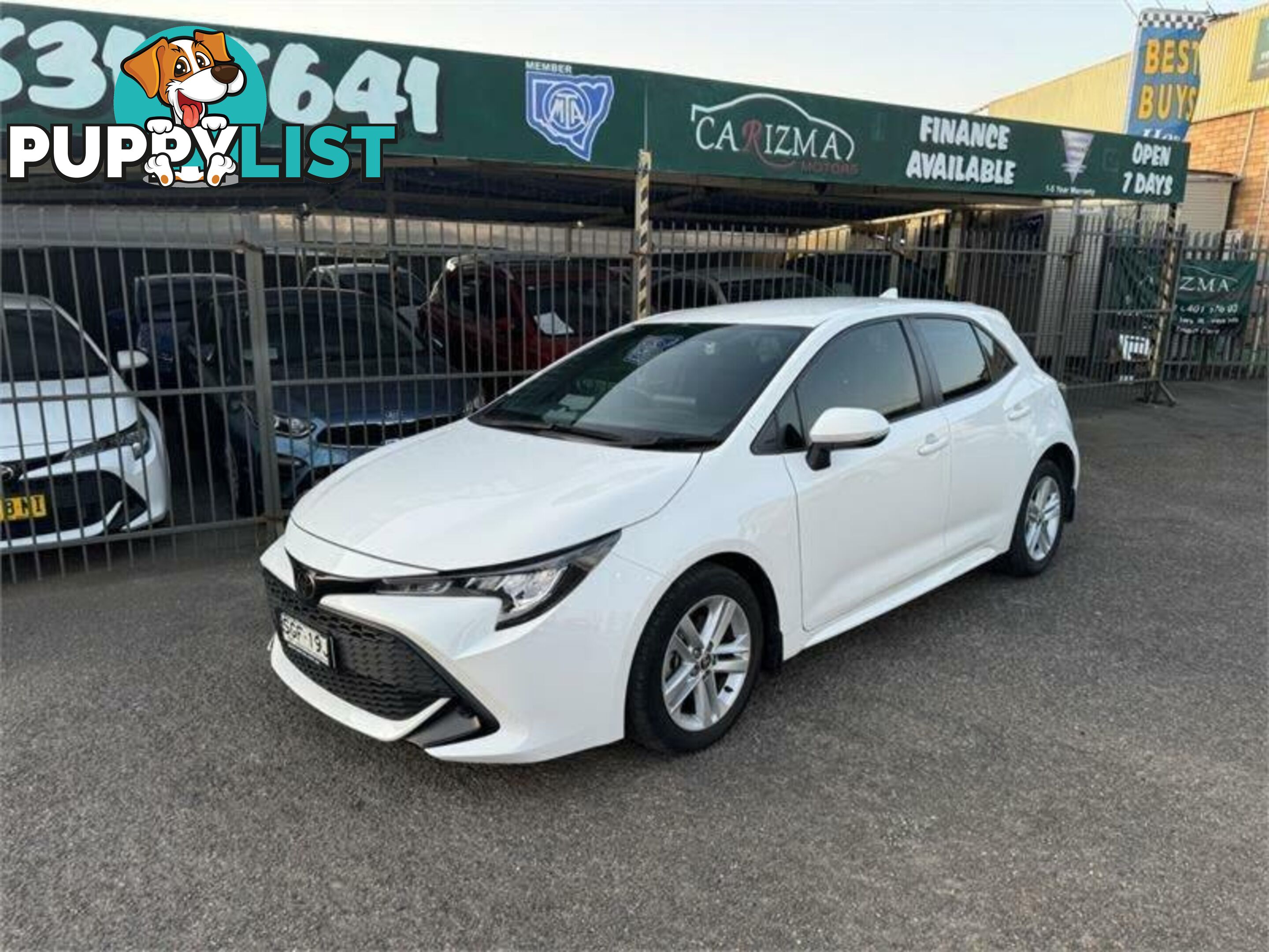 2019 TOYOTA COROLLA ASCENT SPORT MZEA12R HATCH, 5 DOORS, 5 SEATS