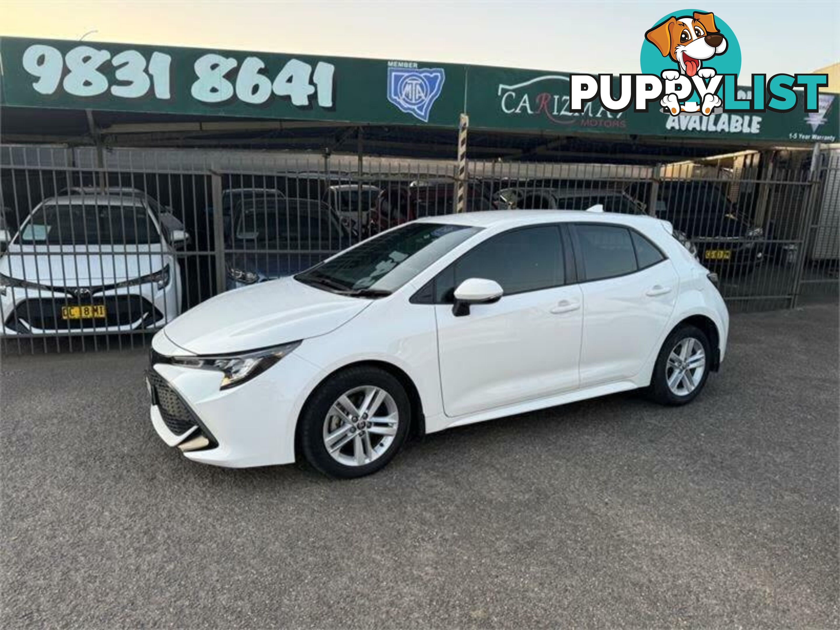 2019 TOYOTA COROLLA ASCENT SPORT MZEA12R HATCH, 5 DOORS, 5 SEATS