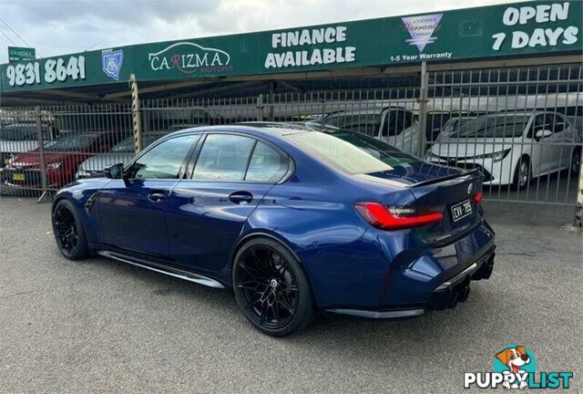 2022 BMW M3 COMPETITION M XDRIVE G80 SEDAN, 4 DOORS, 5 SEATS