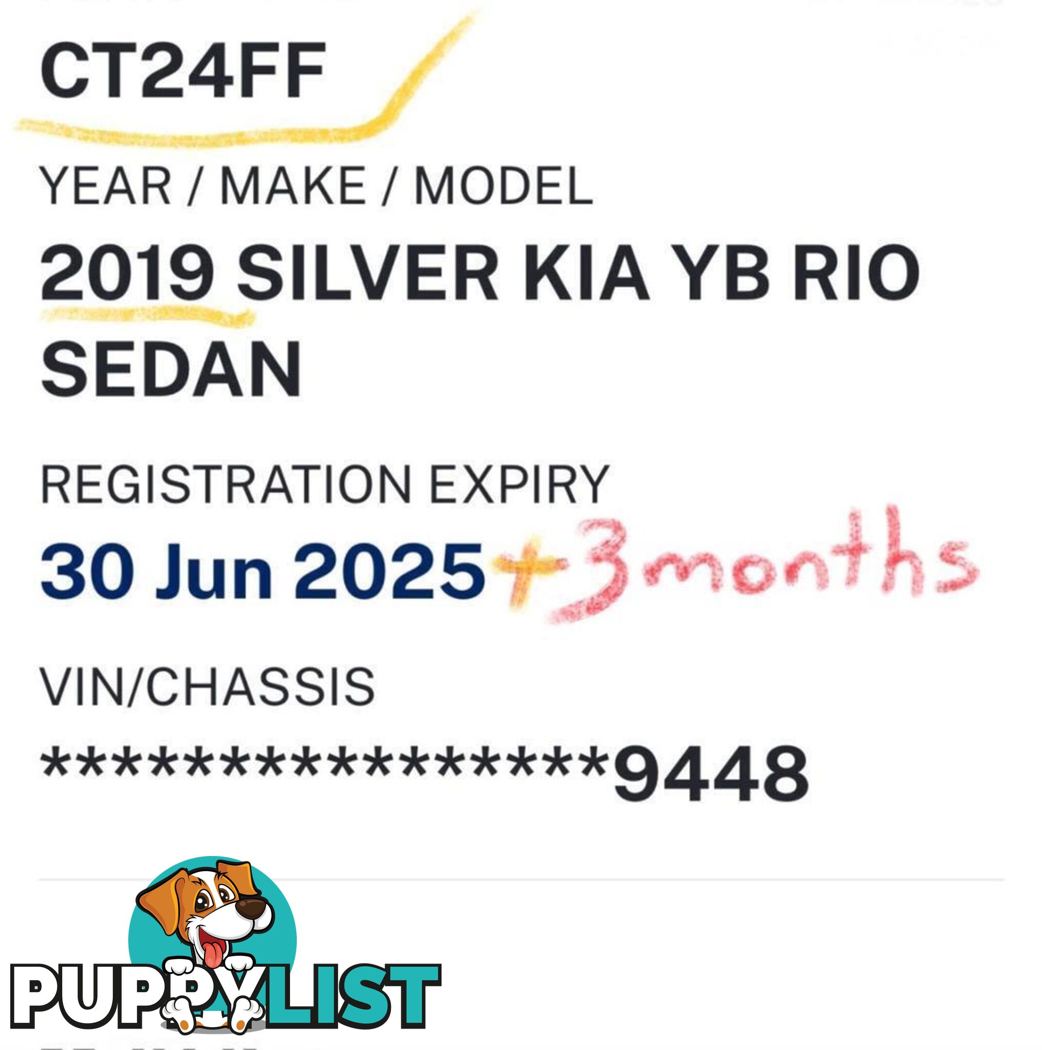 2019 KIA RIO S YB MY19 HATCHBACK