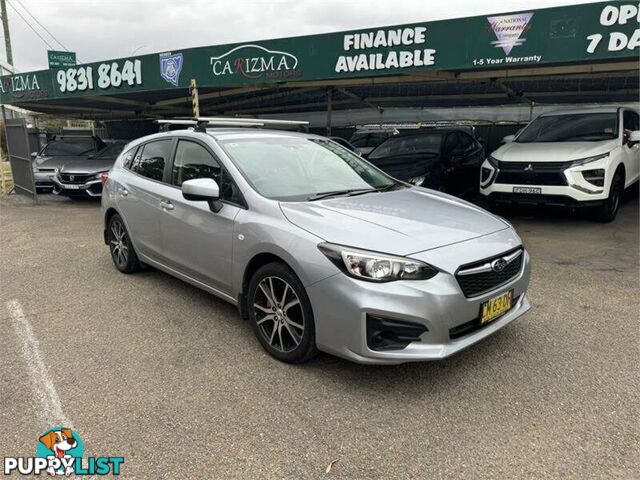 2017 SUBARU IMPREZA 2.0I (AWD) MY18 HATCH, 5 DOORS, 5 SEATS