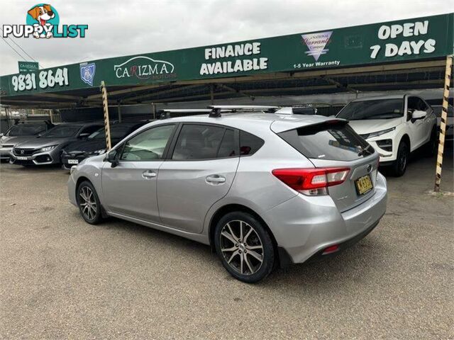 2017 SUBARU IMPREZA 2.0I (AWD) MY18 HATCH, 5 DOORS, 5 SEATS