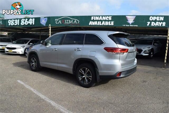 2018 TOYOTA KLUGER GX (4X2) GSU50R SUV, 4 DOORS, 7 SEATS