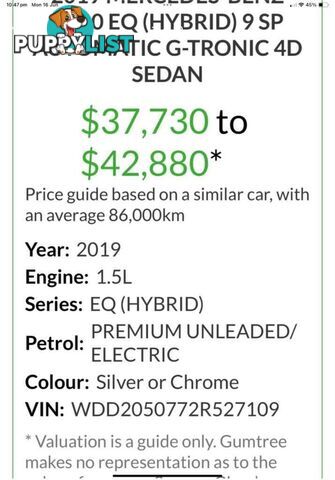 2019 MERCEDES-BENZ C200  W205 MY20 SEDAN