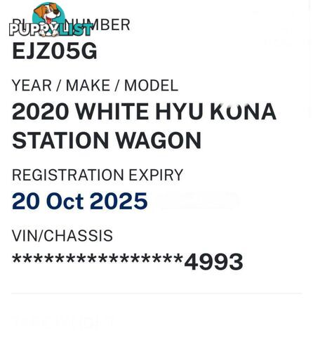 2020 HYUNDAI KONA GO (FWD) OS.3 MY20 SUV