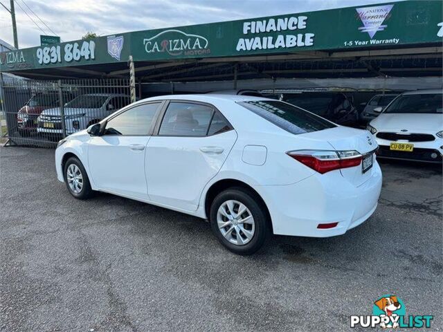 2018 TOYOTA COROLLA ASCENT ZRE172R MY17 SEDAN